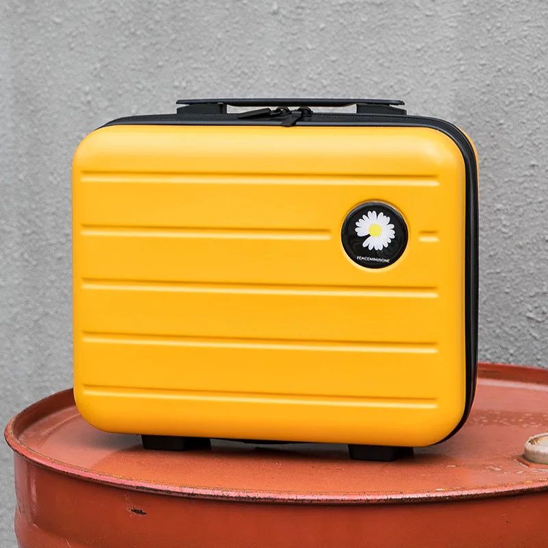 Mini Cosmetics Storage Bag Waterproof Travel Suitcase 16 Inch Make-Up Case Portable Case Small Luggage Large Capacity