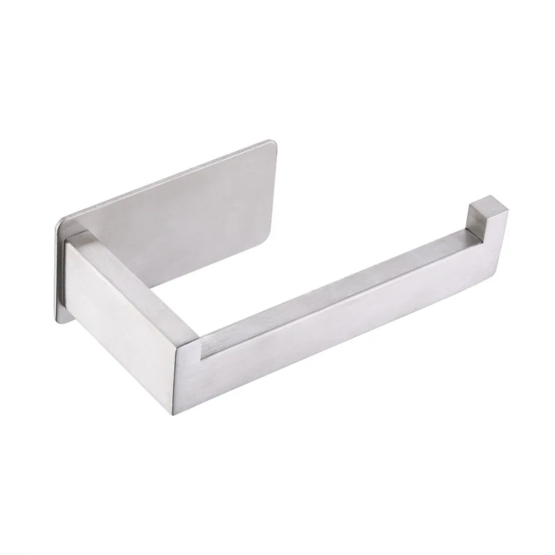 

Stainless Steel Toilet Paper Holder Bathroom Tissue Holder Durable Wall Mounted Roll Paper Organizer Bathroom Accessories WF919