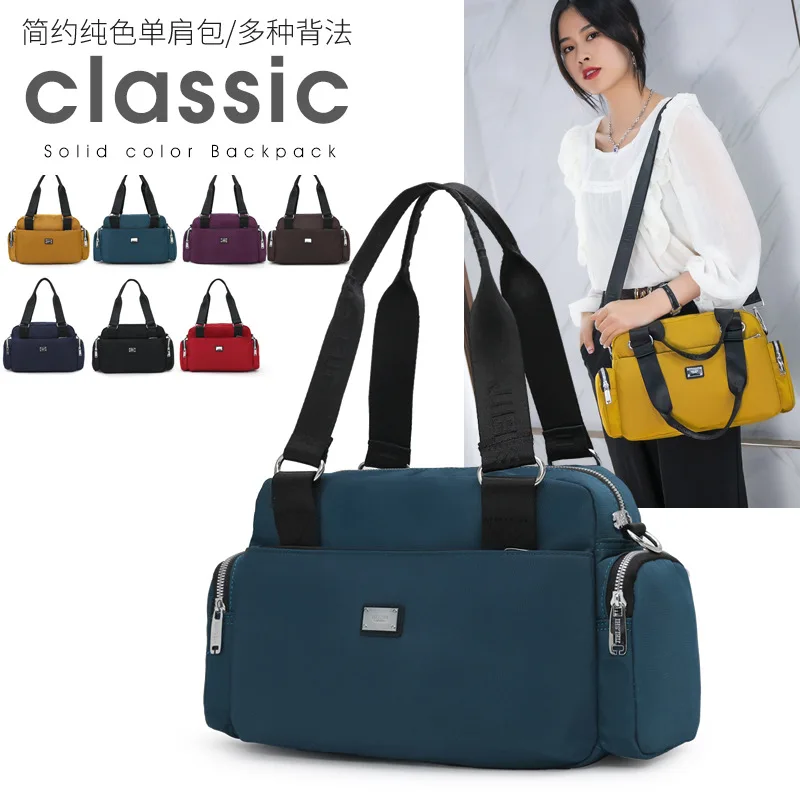 

New style ladies shoulder bag trendy wild outdoor travel handbag large capacity casual messenger bag nylon cloth bag