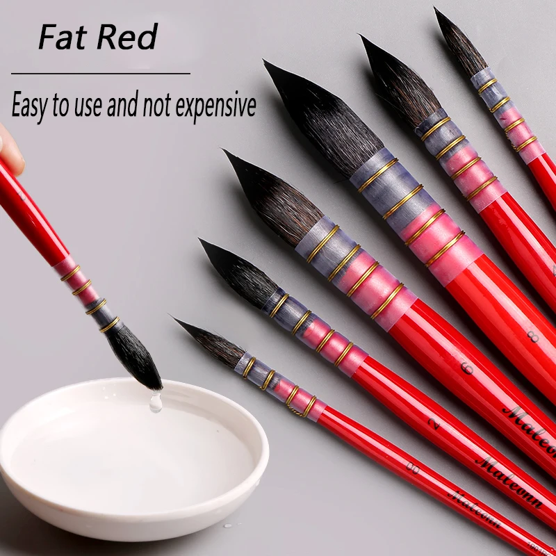 

Профессиональный акварель кисти набор студент художественной росписи специальная ручка мягкие волосы акварель кисти начинающих товары дл...