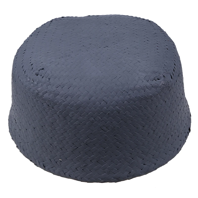 

Seagrass Woven Storage Basket Garden Flower Pot Planter Black Handmade Straw Flower Baskets Household Foldable Laundry Organizer
