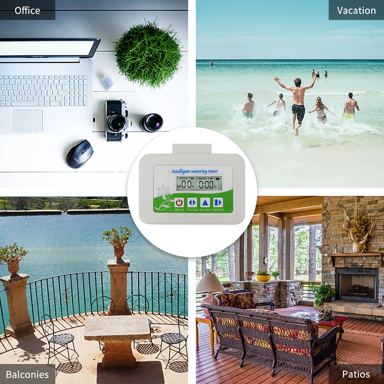 Умная Система капельного орошения с солнечной батареей|Садовые регуляторы для