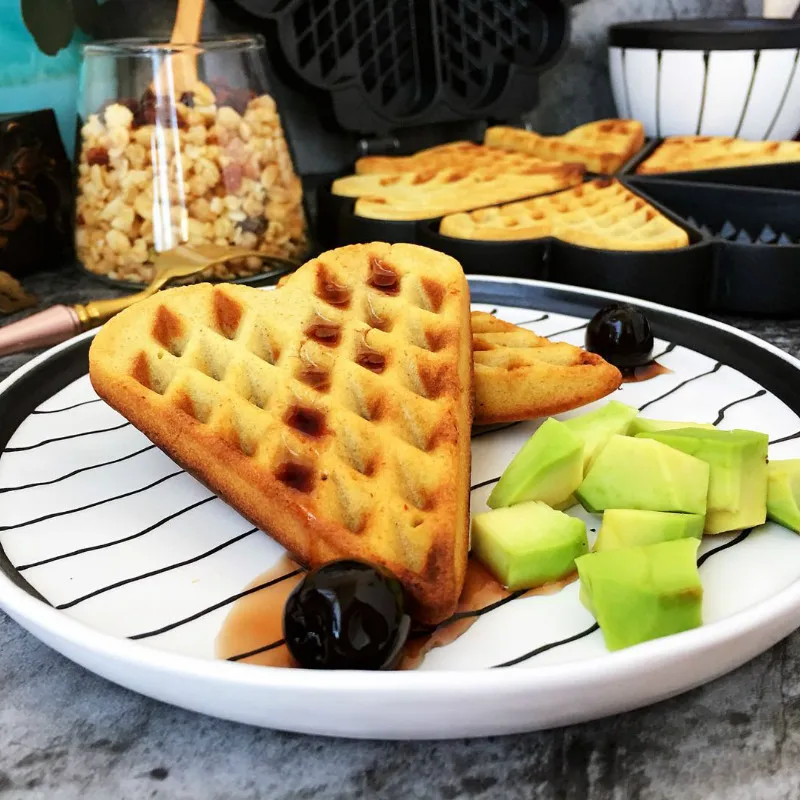 

Waffle Maker Baking Cake Mold DIY Biscuit Mold Waffle Bakery Accessories Tools Patisserie Kitchen Dining Bar EB50HF