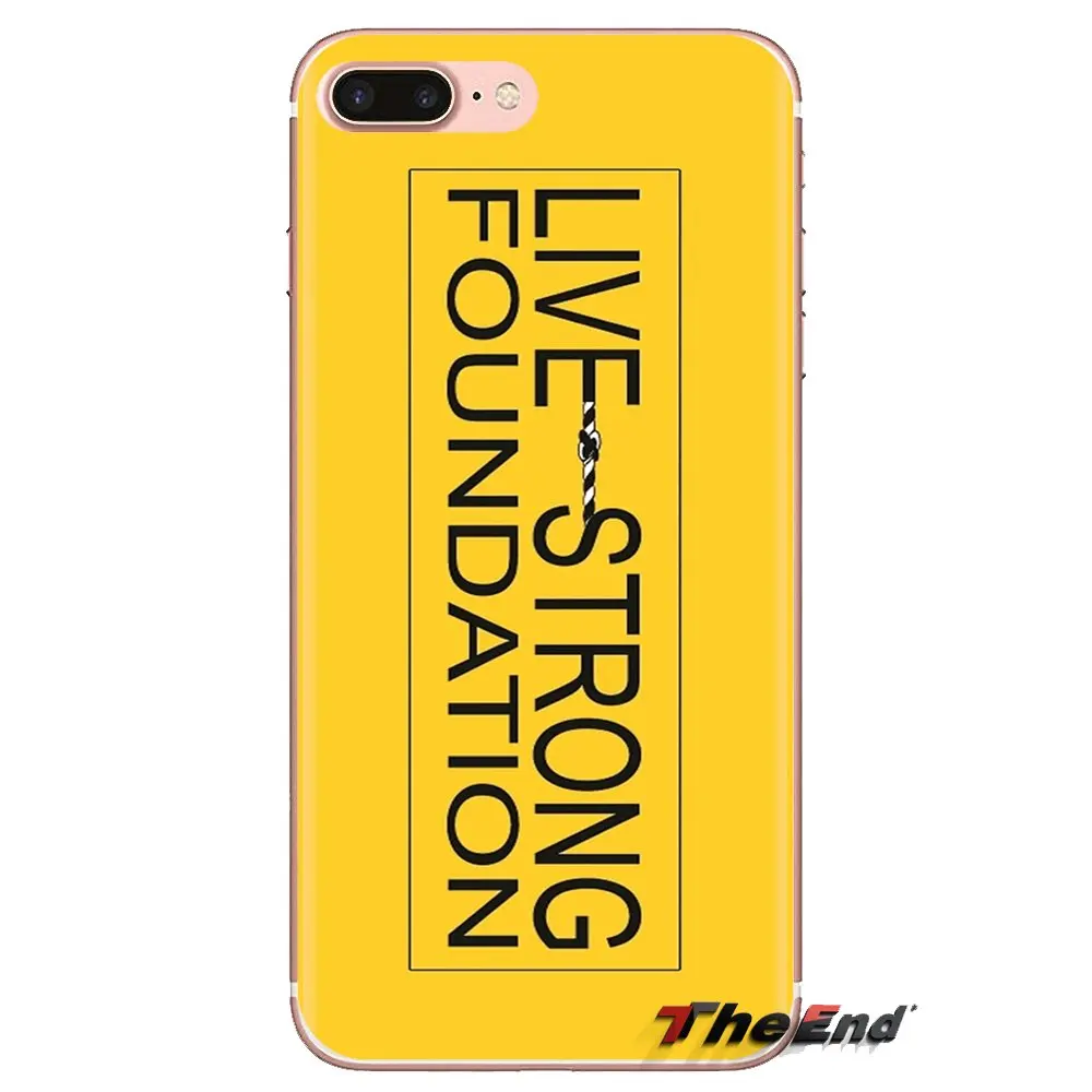Livestrongs логотип мягкий прозрачный просвечивающийся чехол Чехлы для samsung Galaxy S3 S4 S5