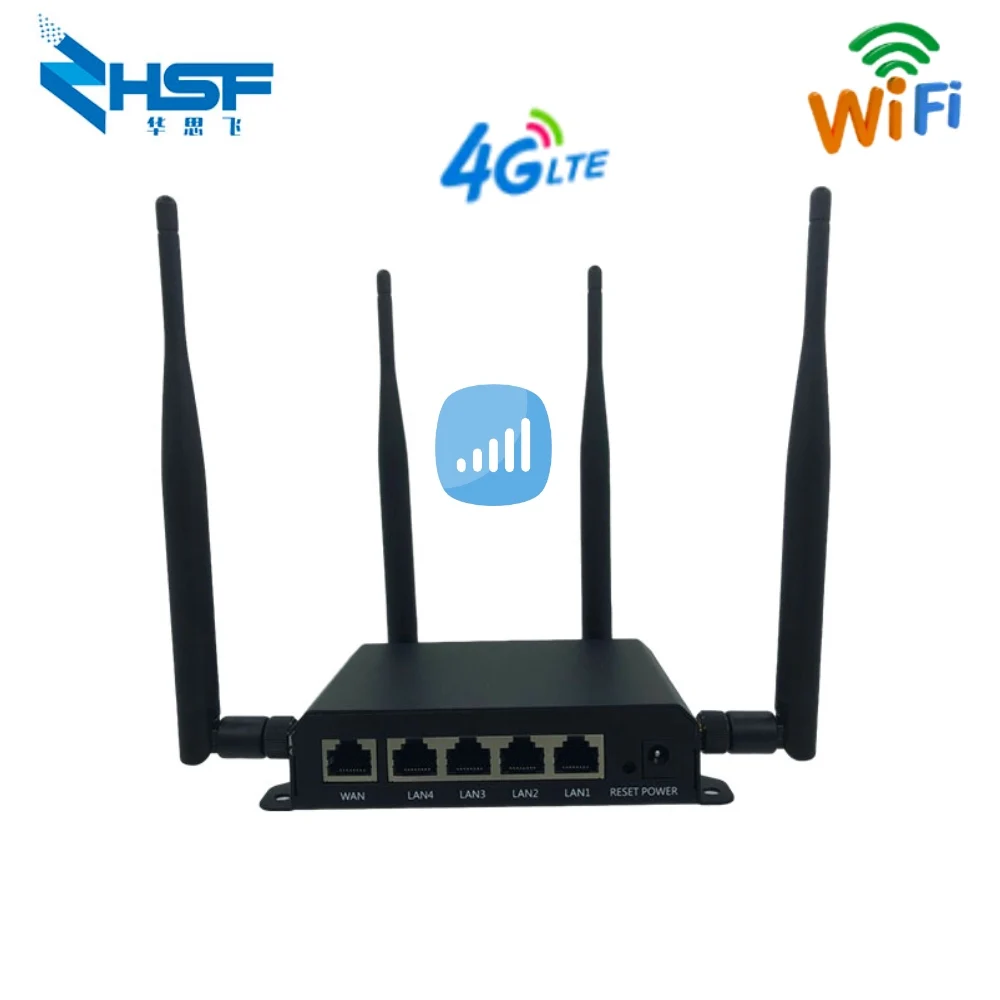 HUASIFEI разблокированный 300 Мбит/с LTE промышленный Wi Fi роутер 3G 4G стандартный разъем