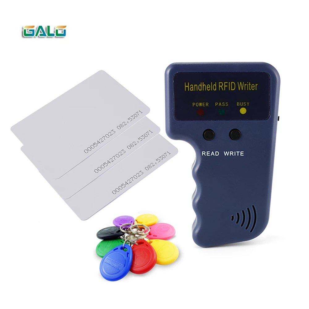 Дупликатор RFID-ключей ручной 125 кГц EM4100 TK4100 EM4305 T5577 перезаписываемые ID-брелоки