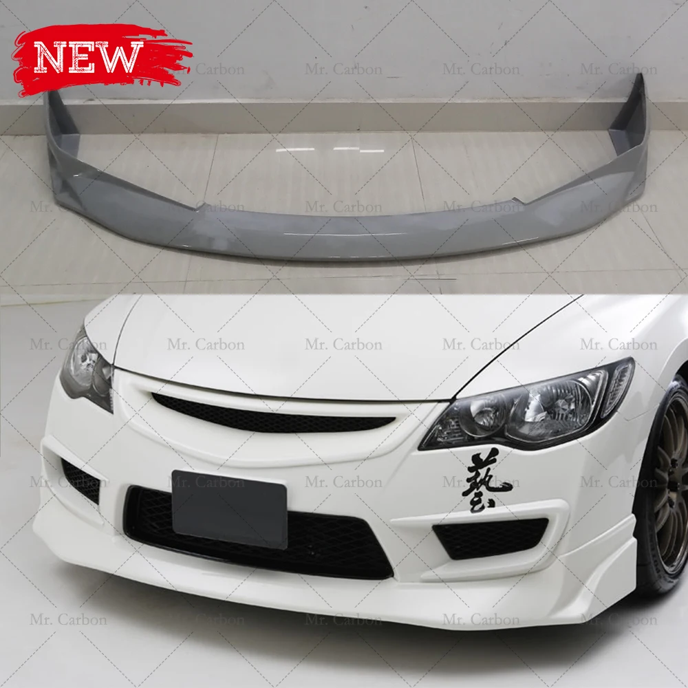 Передняя губа из стекловолокна для CIVIC FD2 JS RACING комплект обрезки губ тюнинговая
