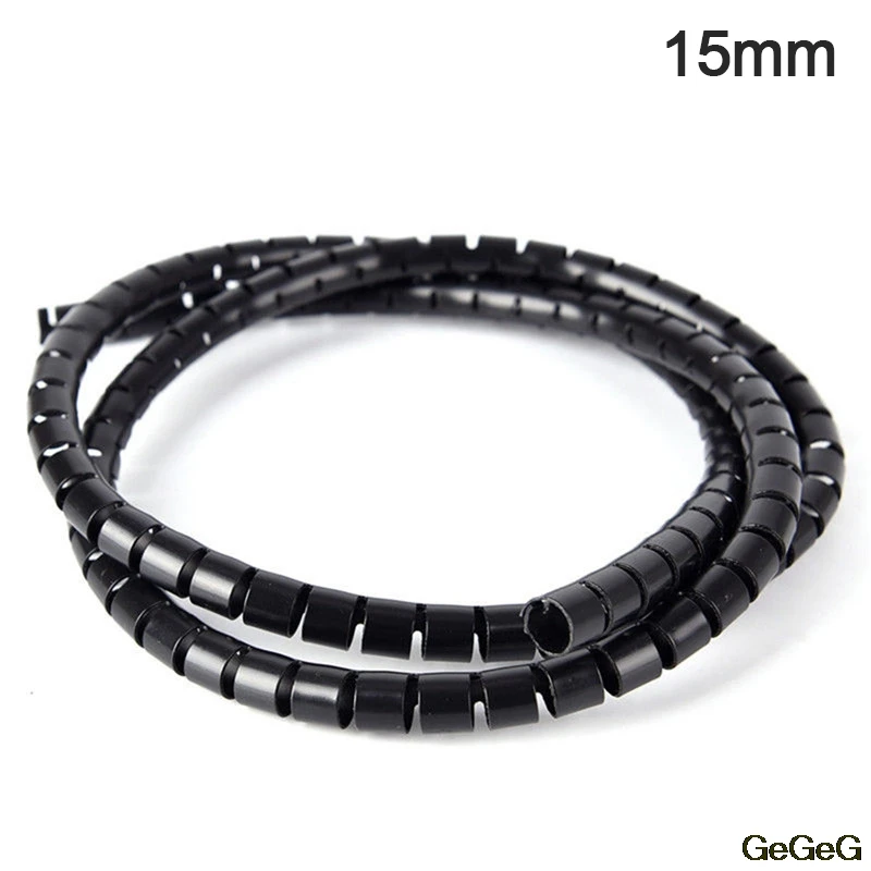 1 м кабельная втулка для ПК ТВ органайзер обмотка спиральное управление