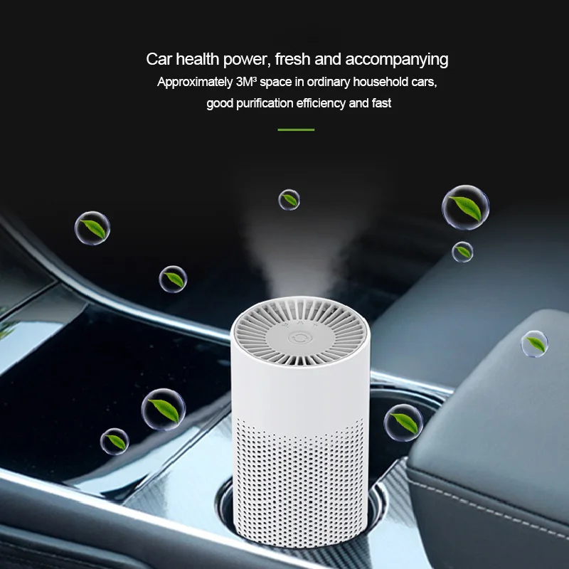 

Mini Car Air Purifier Portable Negative Ion Purifiers USB Air Purifier Anion Air Cleaner Freshener for Car Home Office
