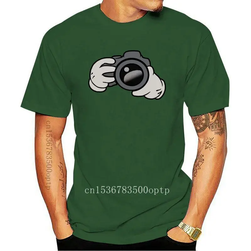 New Camera T-shirt Photography Shirts Gift For Photographer Camera T-Shirt For Men Tee Shirt Outfit Casual