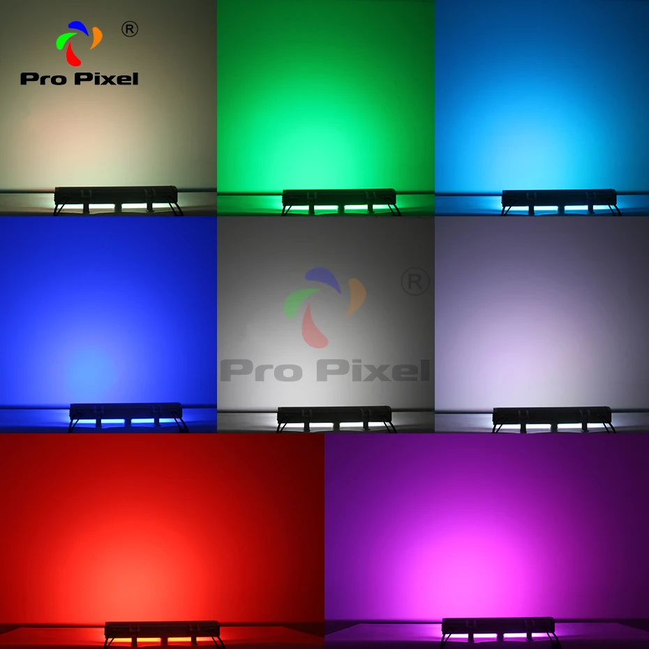 Наружная Светодиодная панель 12 шт. 10 Вт RGBW 4в1 Водонепроницаемая настенная шайба