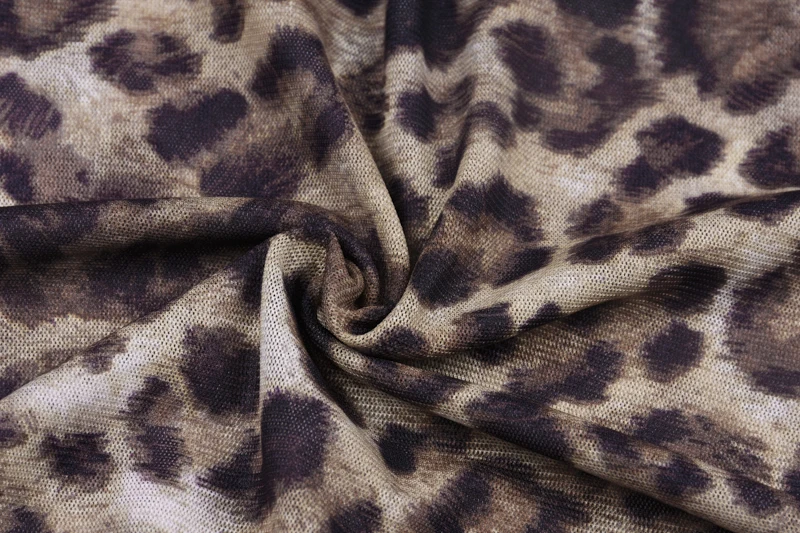 

Slit Mesh See Through Leopard Print Spaghetti Straps Sexy Mini Slip Dress2020 Summer Women Christmas Party Clothes