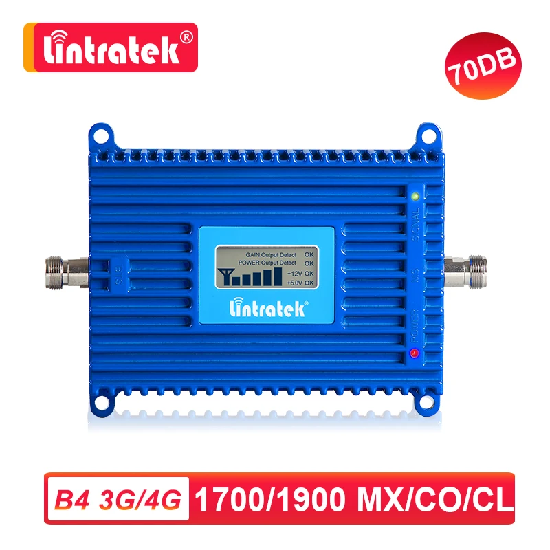 Lintratke B4 AWS 1700/2100 МГц сотовый мобильный телефон усилитель UMTS 3G LTE 4G 1700 сигнала