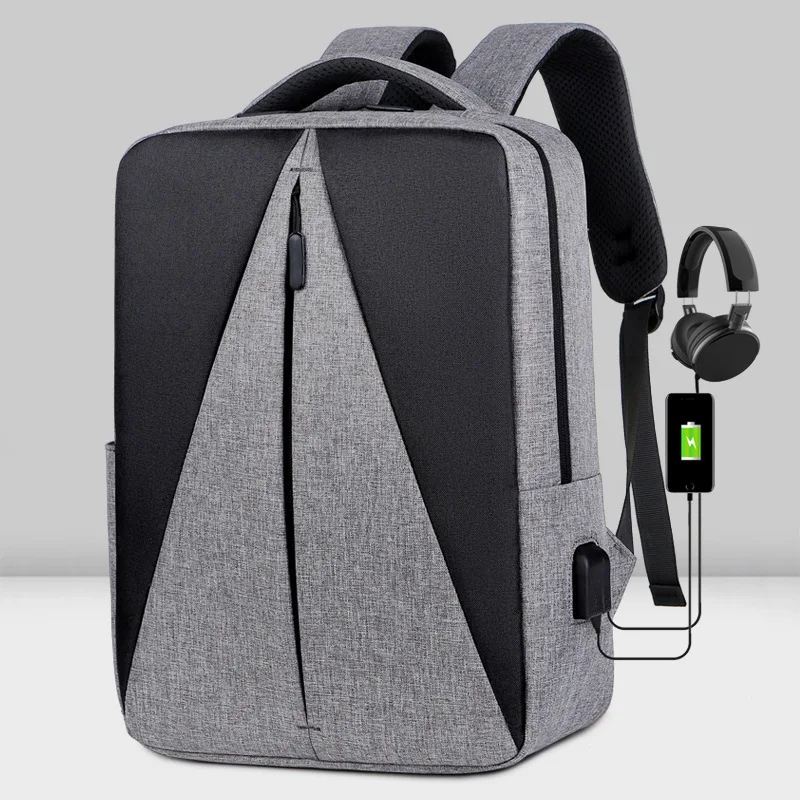 

Fashion Backpacks For Unisex Oxford Honeycomb Softback Arcuate Shoulder Strap High Capacity Contrast Color Patchwork Laptop Bags