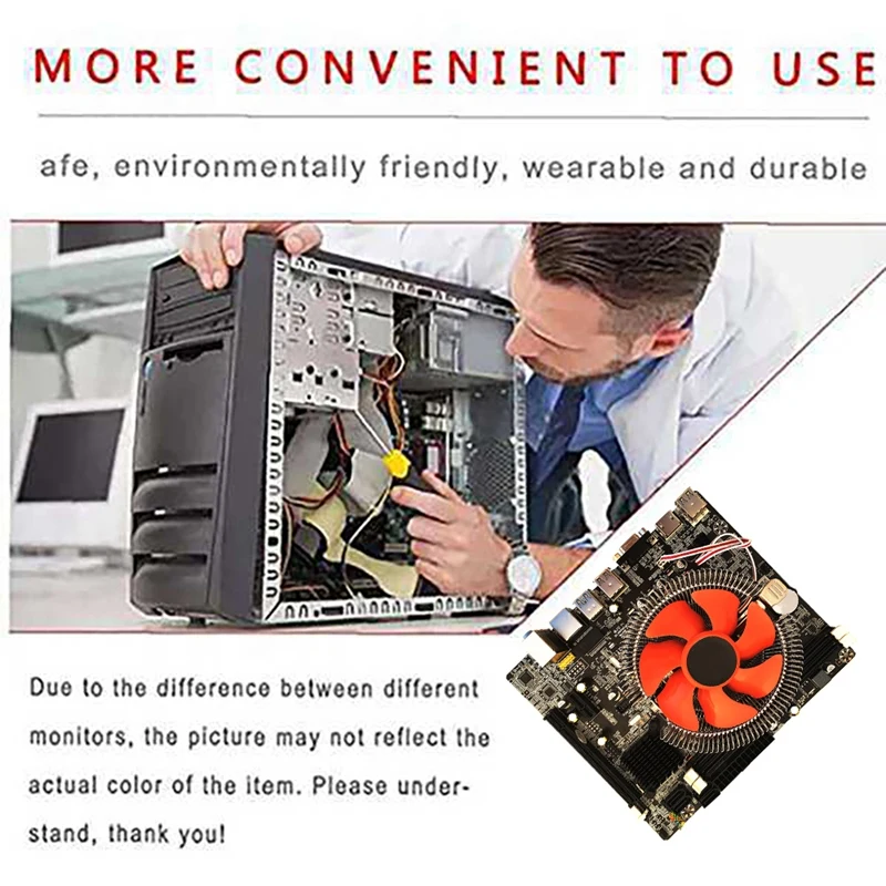 Комплект материнской платы B75 для компьютера с процессором I5 2400 + ОЗУ 4 ГБ DDR3