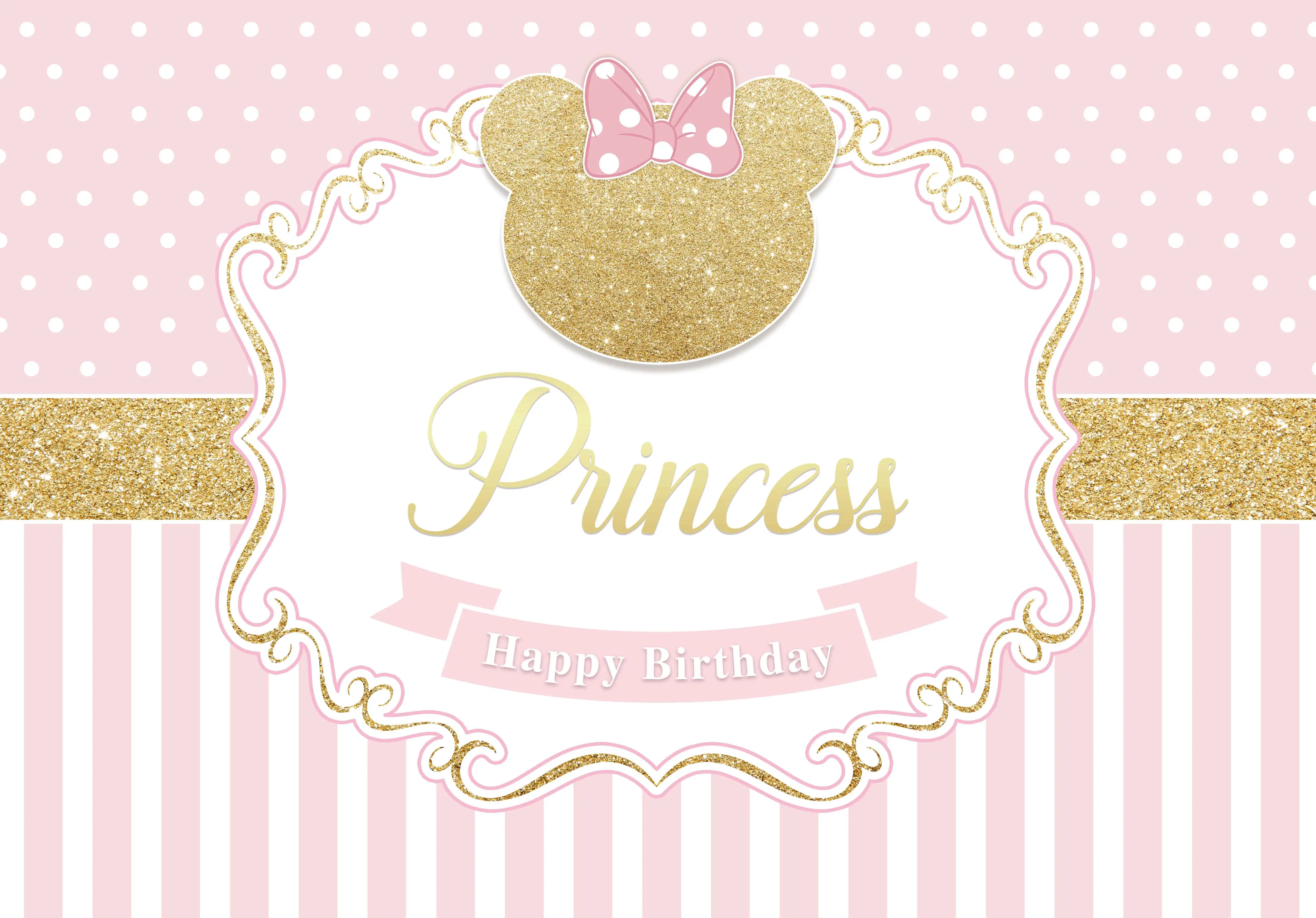 Allenjoy mouse/фон для дня рождения с рисунком из мультфильма Вечерние Розовые