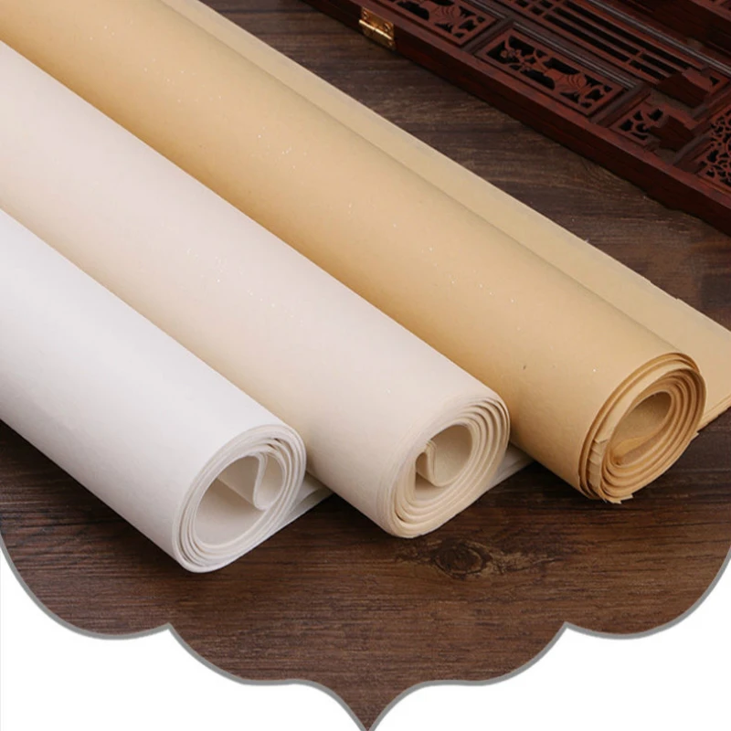 Calligraphy Meticulous Painting Rice Paper Chinese Ripe Xuan Paper for Copying 10pcs Ultra-thin Mica Paper Handmade Rijstpapier