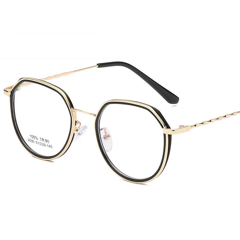 Очки компьютерные FENCHI TR90 для мужчин и женщин винтажные оптические круглые в