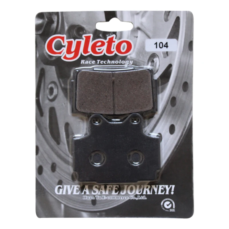 Cyleto Мотоцикл Передние и задние тормозные колодки для Yamaha XJ600 N XJ600S утечки 600 1992 1993 1994 1995 1996 1997