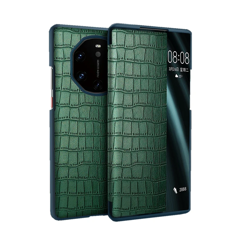 

For Huawei Mate 30 40 Pro Plus Rs P30 Pro Case For Huawei P40 Pro Plus Case Tpu Soft Crocodile Pattern Flip Leather Cover