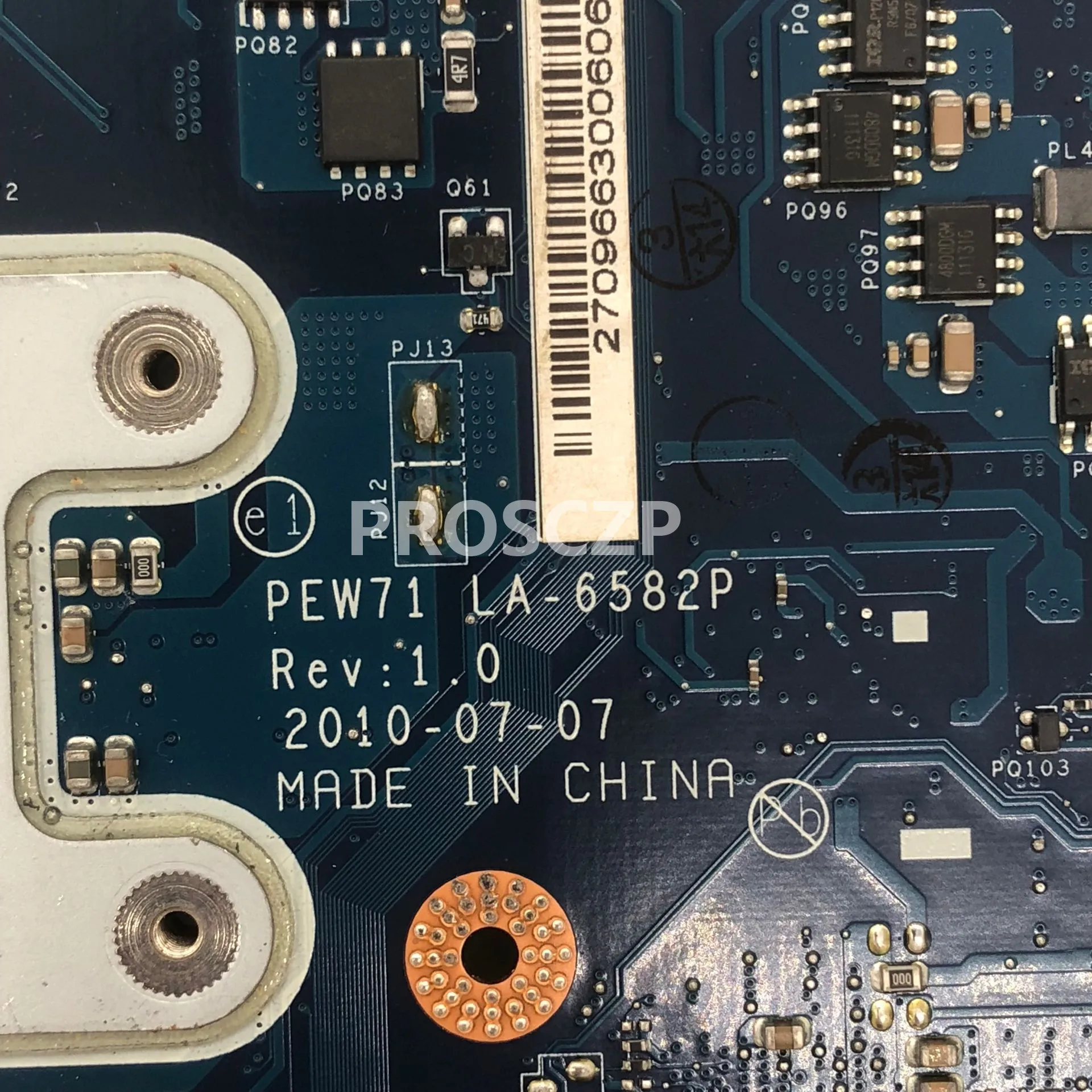 Высокое качество для основной платы для ACER aspire 5742Z 5742 5733 5733Z материнская плата для ноутбука PEW71 LA-6582P HM55 DDR3 полностью протестирована