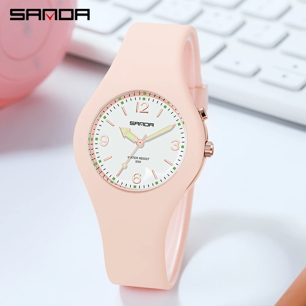 

Sanda Wrist Watches For Women 2021 Fashion Casual New Waterproof Quratz Clock 2021
