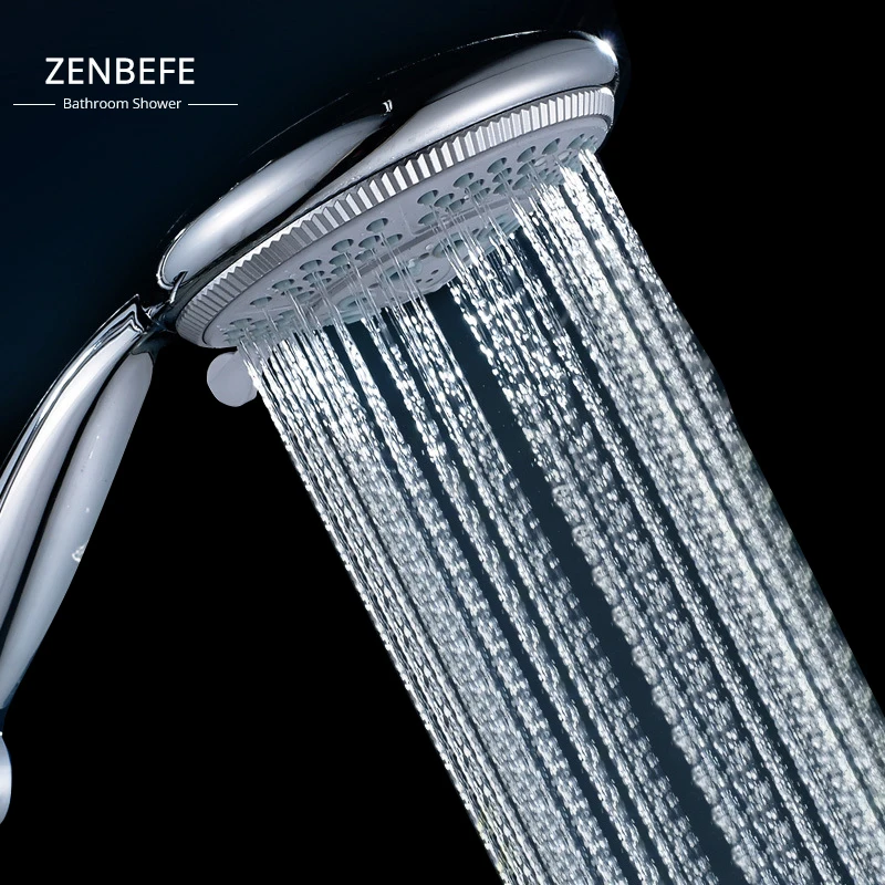 multifunctional large panel water saving shower head with switch to turn off the water hand held shower head bathroom accessori free global shipping