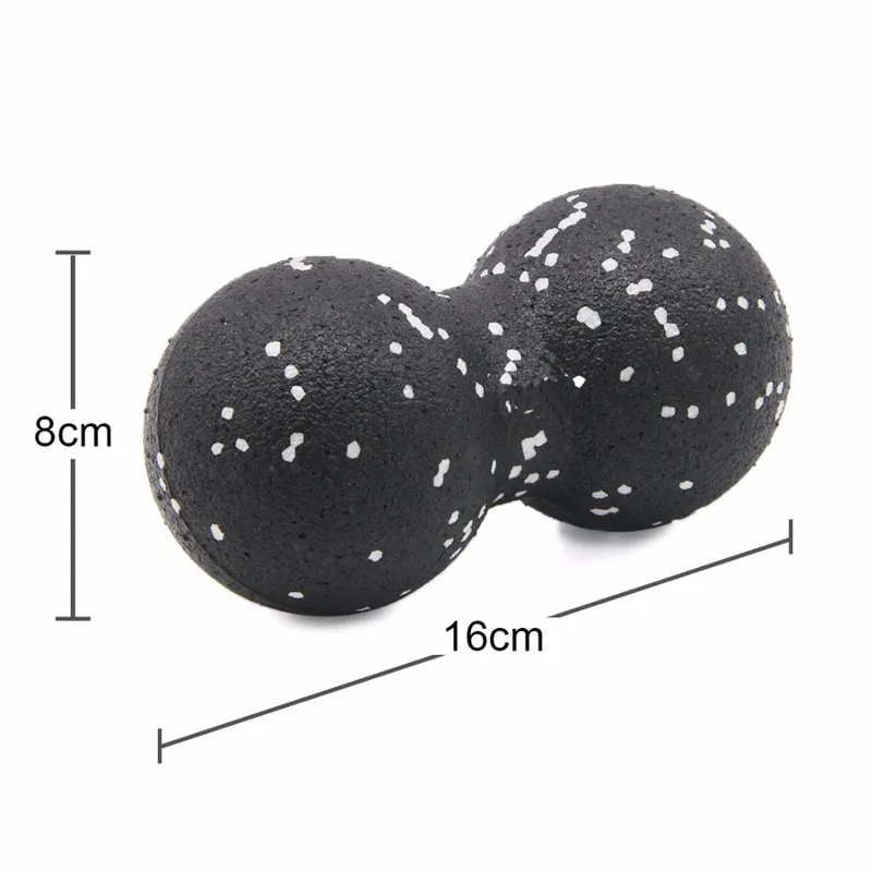 

Lacrosse Myofascia Ball Peanut Massage Ball High Density Lightweight Fitness Body Fascia Sport Exercise Relieve Pain Yoga Ball