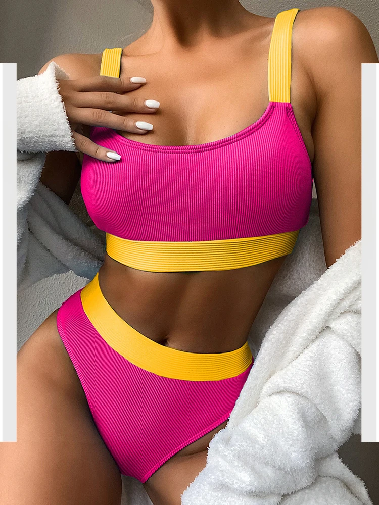 Женский купальник-бикини с эффектом пуш-ап 2 предмета | Спорт и развлечения