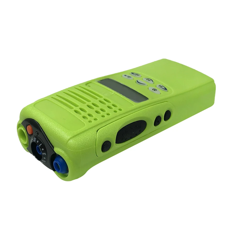 VBLL Walkie-talkie Replacement Repair Front Case Kit with Speaker for HT1250 GP380 Two Way Radio -Green