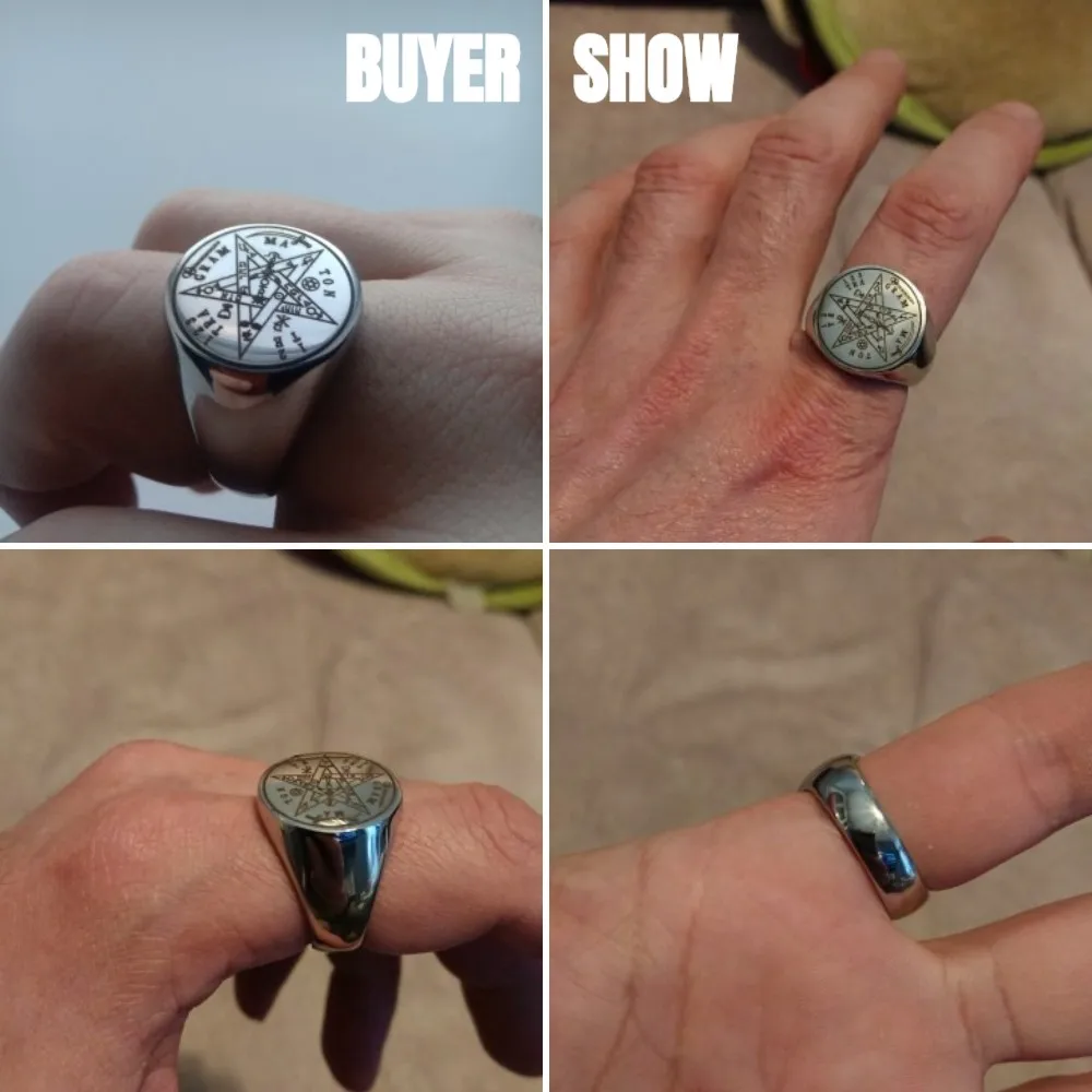 парные кольца Винтажные из нержавеющей стали в стиле ретро для мальчиков