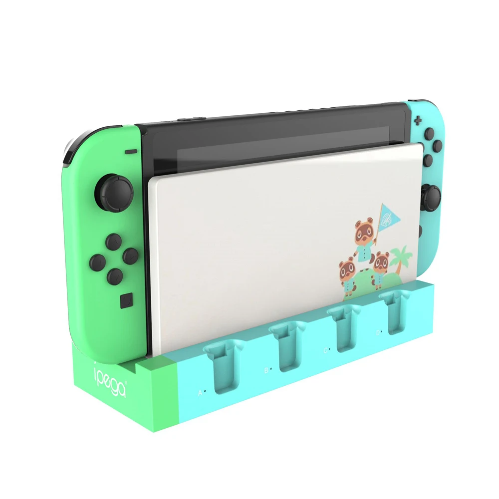 Новинка док станция Ipega с выключателем для зарядки левой и правой небольшой