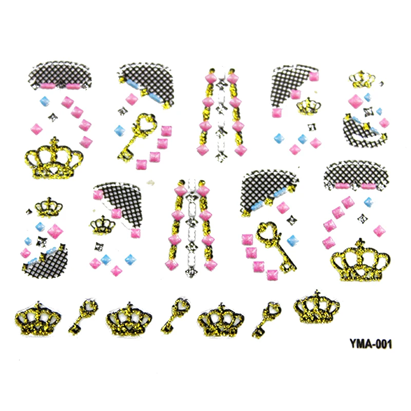 1 шт. Стикеры для дизайна ногтей GAM-BELLE французские декорации наклейки патчи