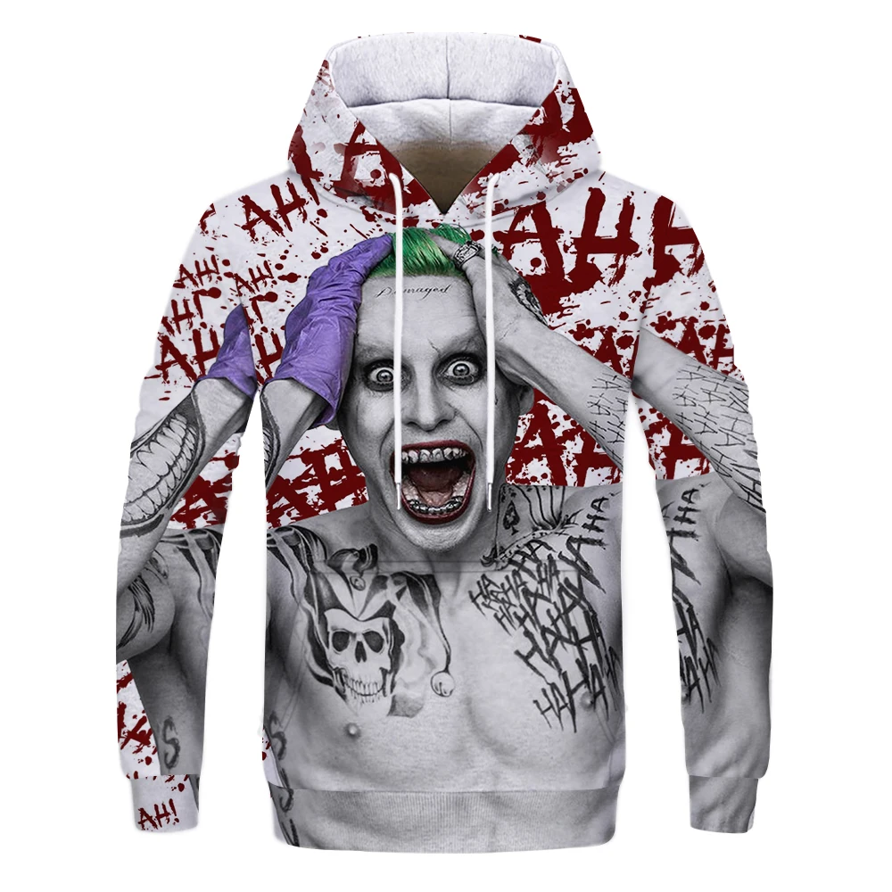 2019 модная качественная толстовка с 3D принтом клоуна из фильма странные ужасы