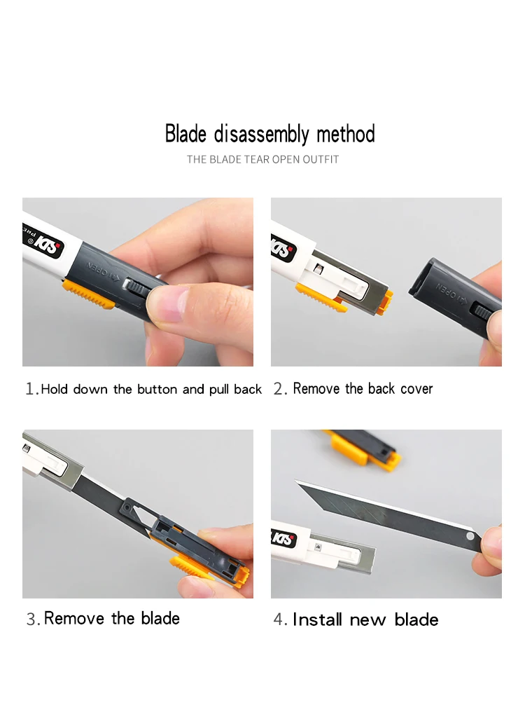

SDI Utility Knife Anti-shake Unpacking Knife Craft Knife Wallpaper Carving Knife Paper Knife Car Film