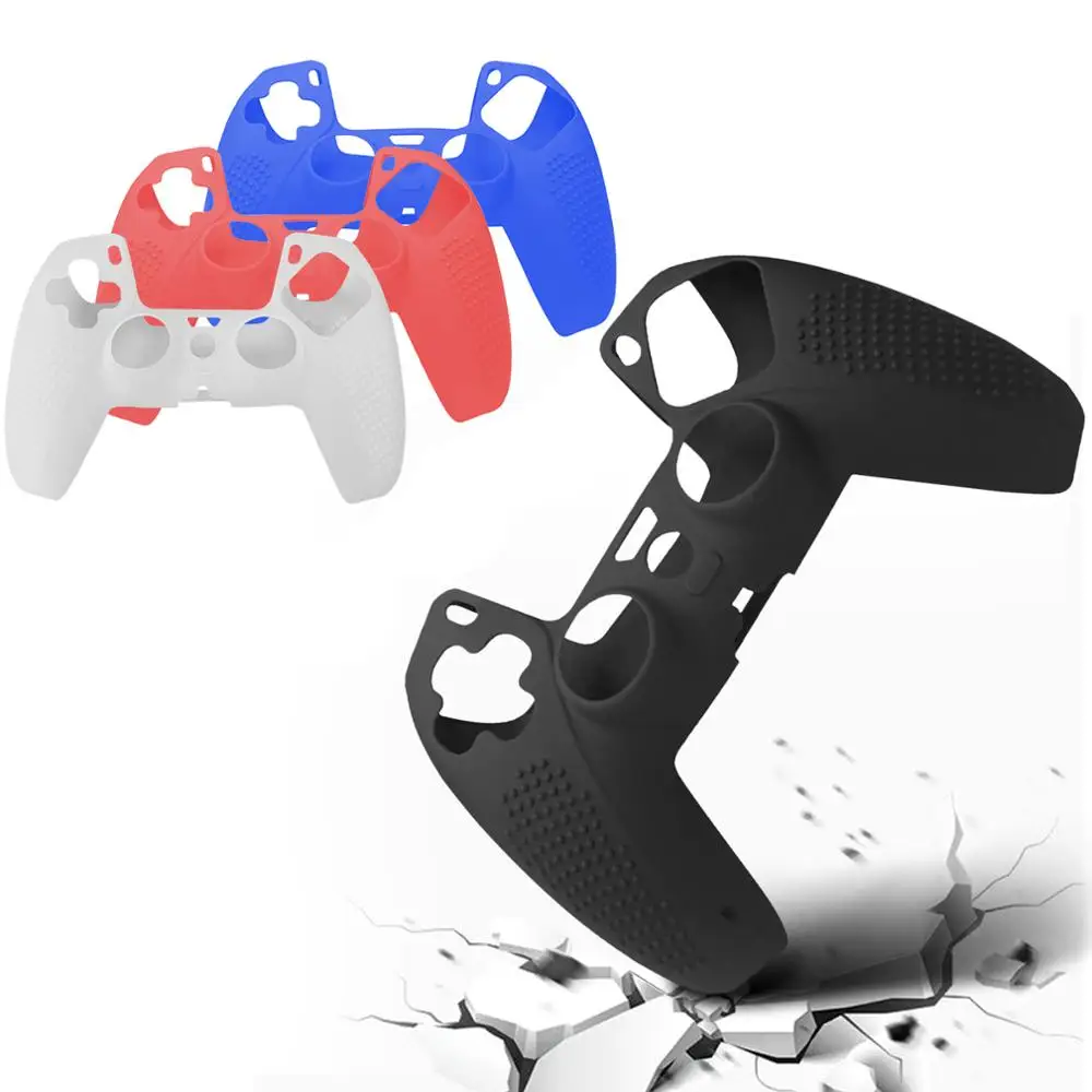 

Gamepad Silicone Non-slip Protective Suitable For Playstation5 Accessories PS5 Controller Non-slip Cover Luminous Thumb Grip Cap