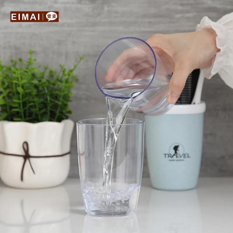 Дорожная коробка для зубной щетки из пшеничной соломы пластиковая портативная