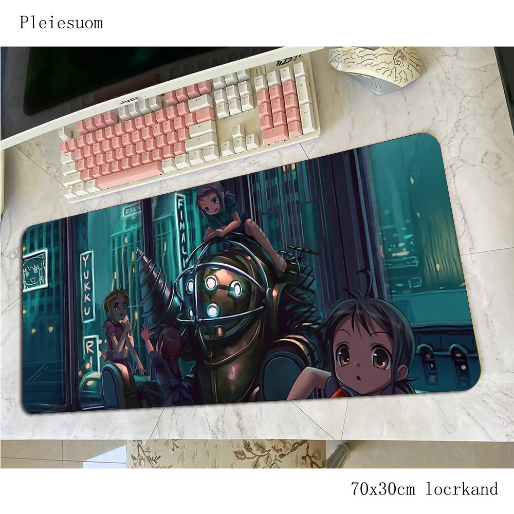 Bioshock коврик для мыши Рождественские подарки компьютерный 70x30 см игровой большого
