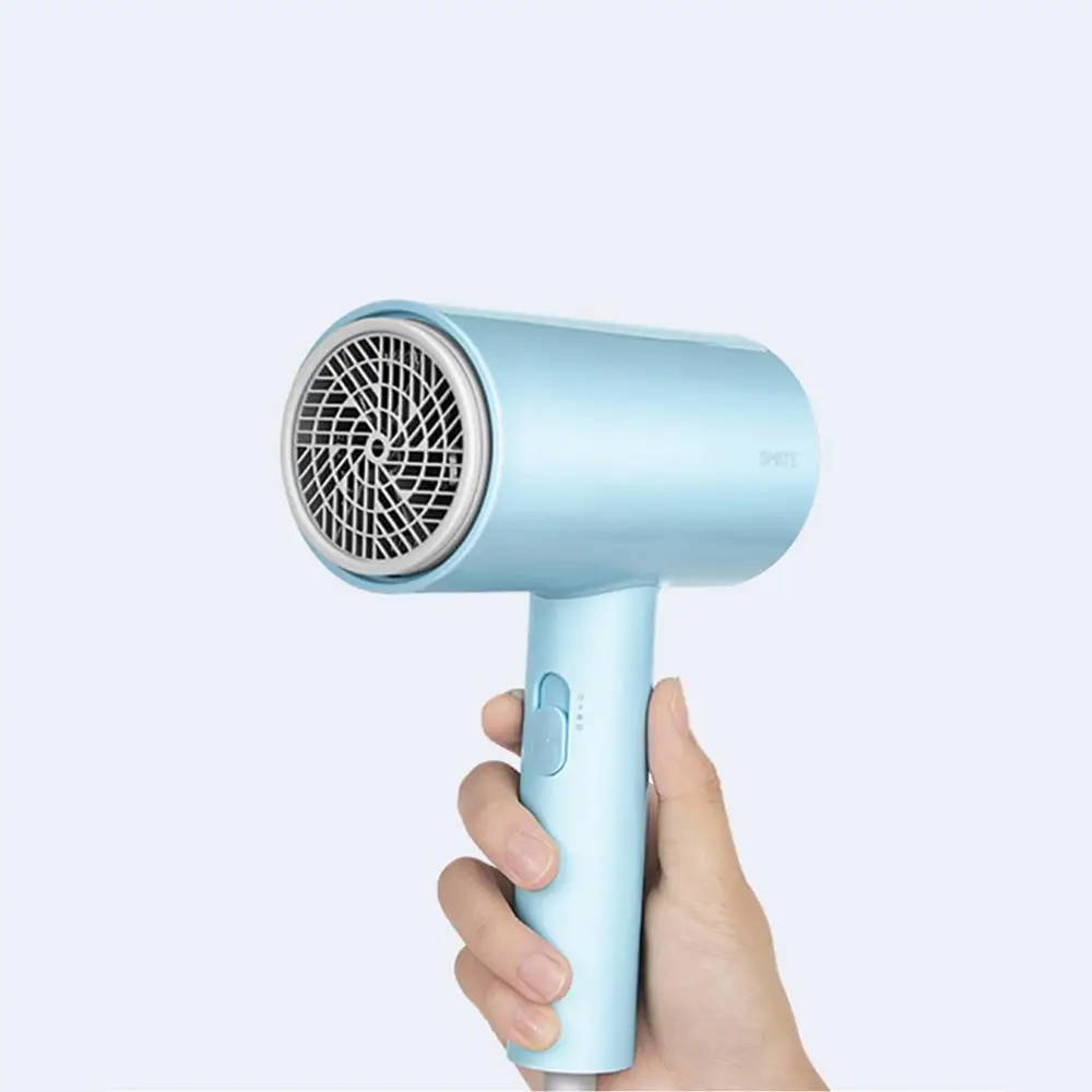 Новейший Xiaomi отрицательный ионный мягкий сухой фен для волос Молодежная версия быстрая и сухая маленькая портативная 1800 Вт Профессиональная фен для волос