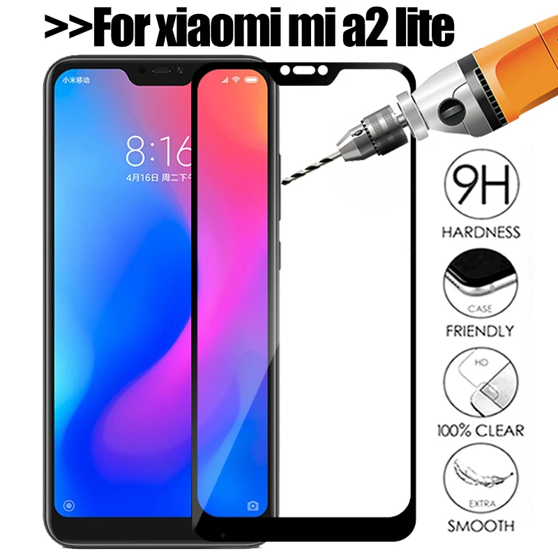 Защитное стекло для xiaomi mi a2 lite mia2 light 6D Защита экрана xiomi a 2 a2lite пленка из