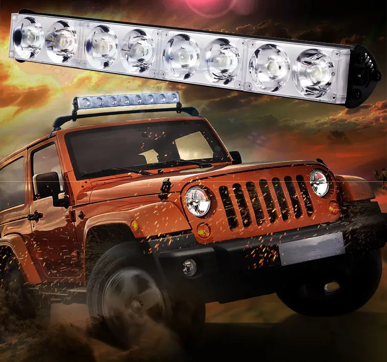

led lights car accessories 20inch 160W COB Car Led light bar wholesale