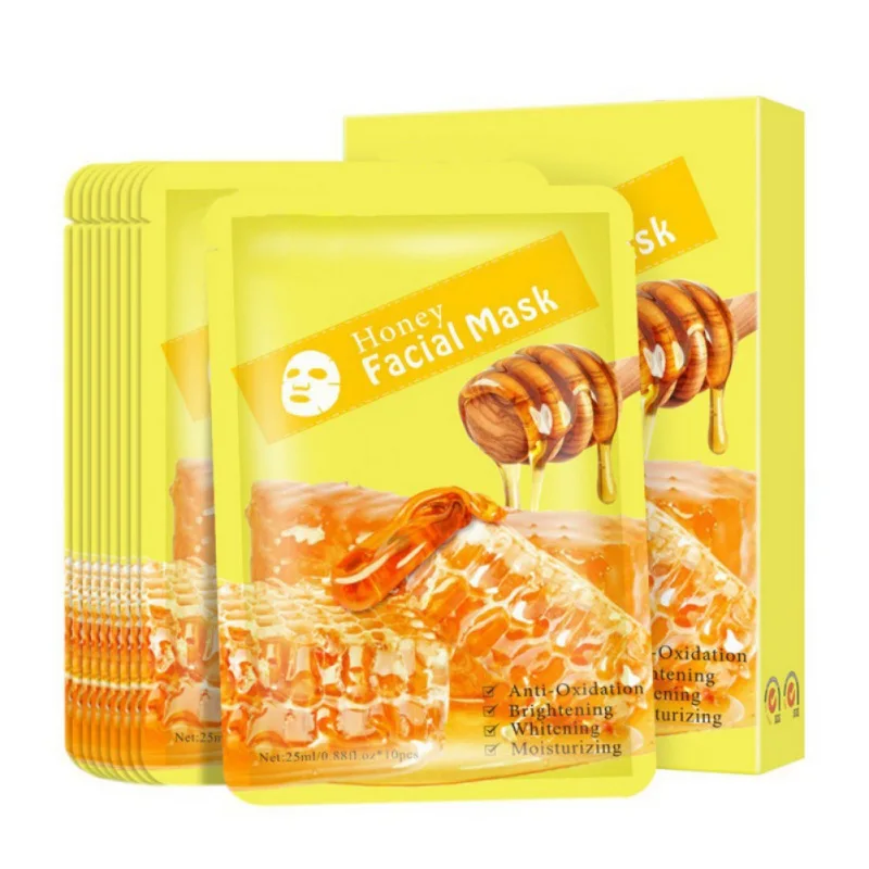 

10 шт., Успокаивающая отбеливающая маска для лица