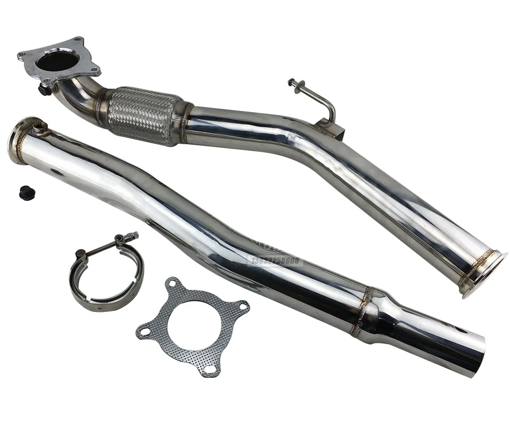 Выхлопная труба Turbo Catless 2 0 T Decat Cat delet RACING 3 ''для AU A3 FSI /SEAT LEON FR CUPRA/ V W GOLF GT I MK5