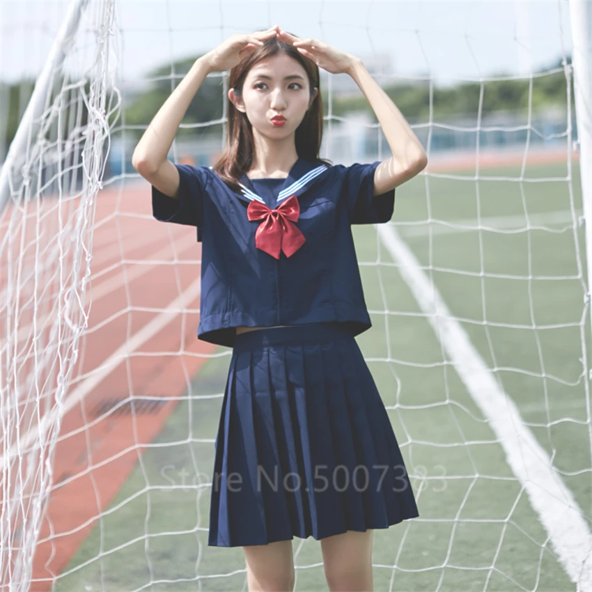 Юбка Матросская Женская плиссированная в японском стиле милая Униформа