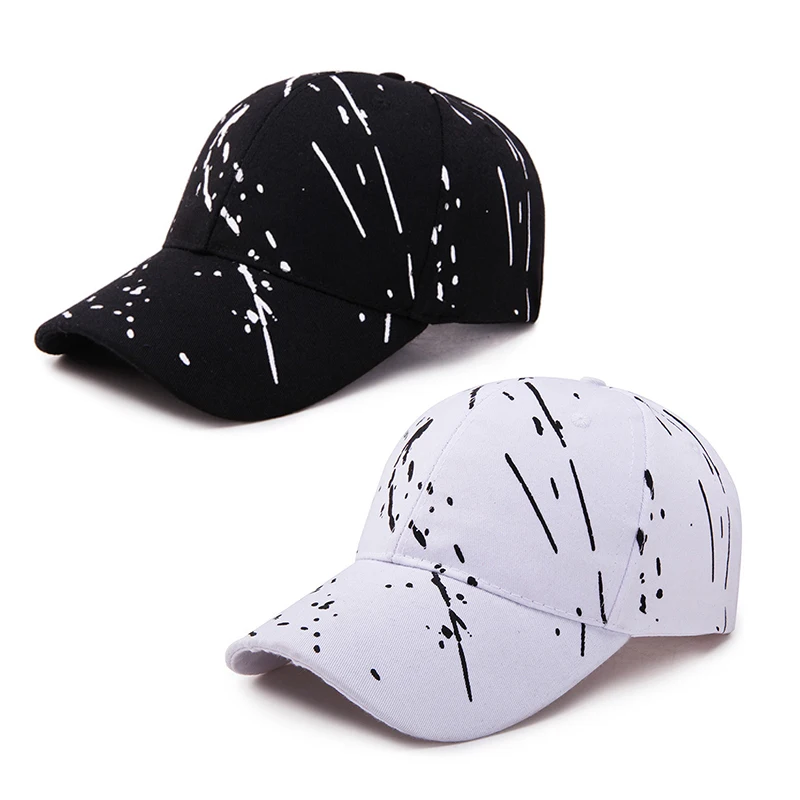 

Fashion Stripe Graffiti Men Baseball Cap Summer Spring Outdoor Sports Fishing Snapback Hat Adjustable Visor Unisex ​Hip Hop Hats