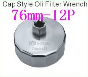 Стальной ключ для масляного фильтра 76 мм-12P торцевой инструмент ремонта