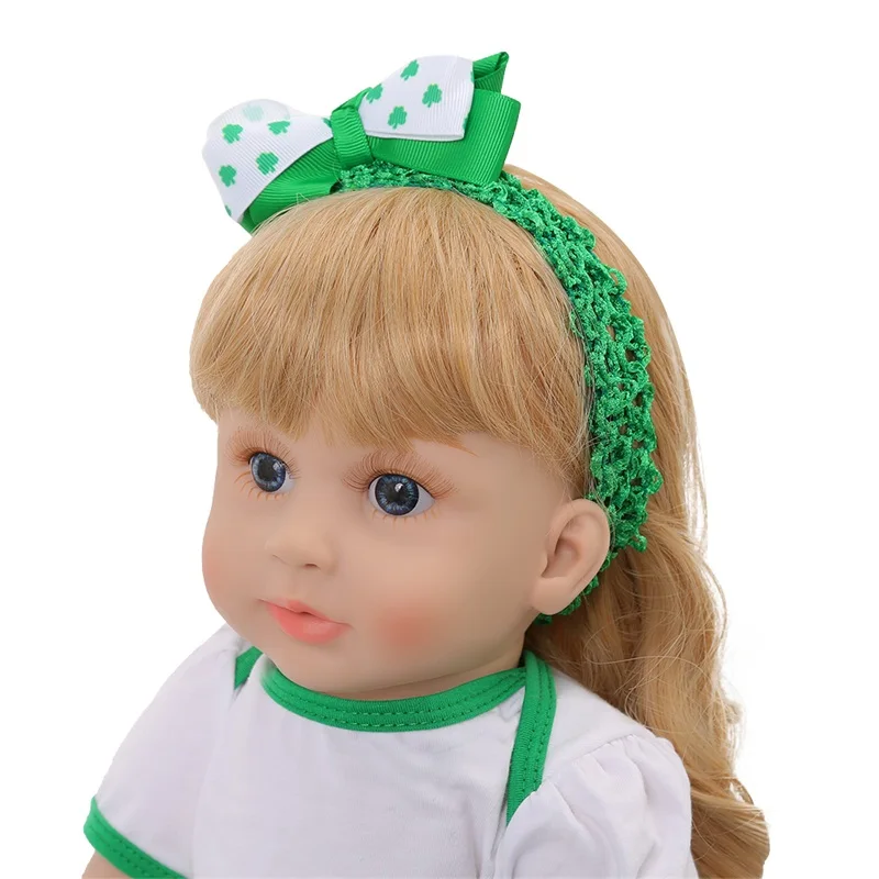 

60cm Alive Babies Reborn Baby Doll Toys For Girls Silicone Newborn Princess Toddler Personality Green Dress For Lovely Children