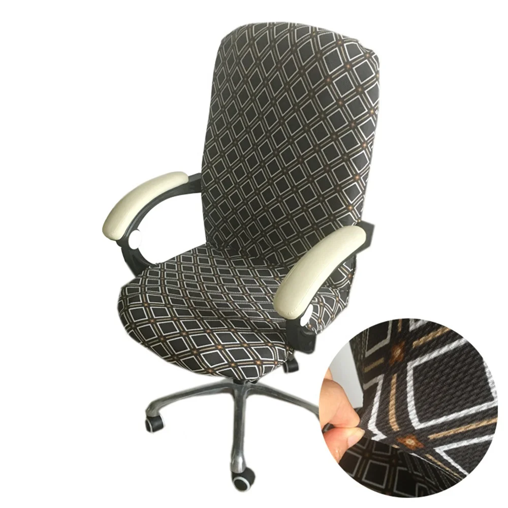 L Размеры стрейч спандекс вращающееся кресло Чехлы анти-грязный сиденья чехлы на