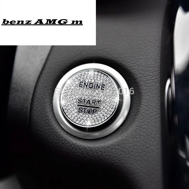 Кольцо для ключа зажигания Mercedes Benz AMG A B C GLC GLA CLA ML Class W176 W246 W205 X253 X156 C117|Наклейки