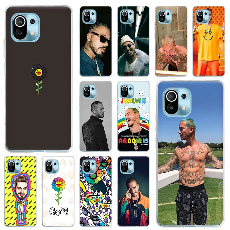 

Silicone Soft TPU Phone Case for Xiaomi Mi 11 10 Lite 10T 9 9SE CC9 Pro Note10 POCO X3 NFC X2 F3 M3 F1 J Balvin Rapper Cover